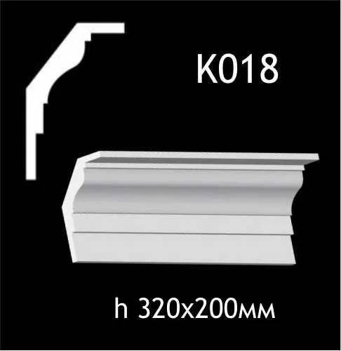 Карниз стельовий із гіпсу A7Studio К018 - 197041
