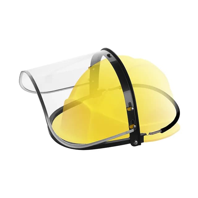 Экран защитный для лица, PVC, крепление на каску - 986884020