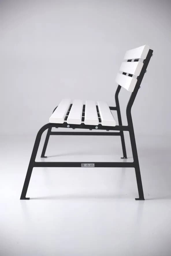 Лавочка 1,5 м Classic Comfortable/ бело-черный - 101750309