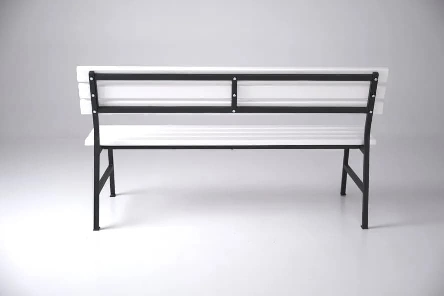 Лавочка 1,5 м Classic Comfortable/ бело-черный - 101750309