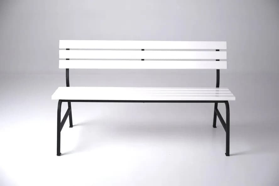 Лавочка 1,5 м Classic Comfortable/ бело-черный - 101750309