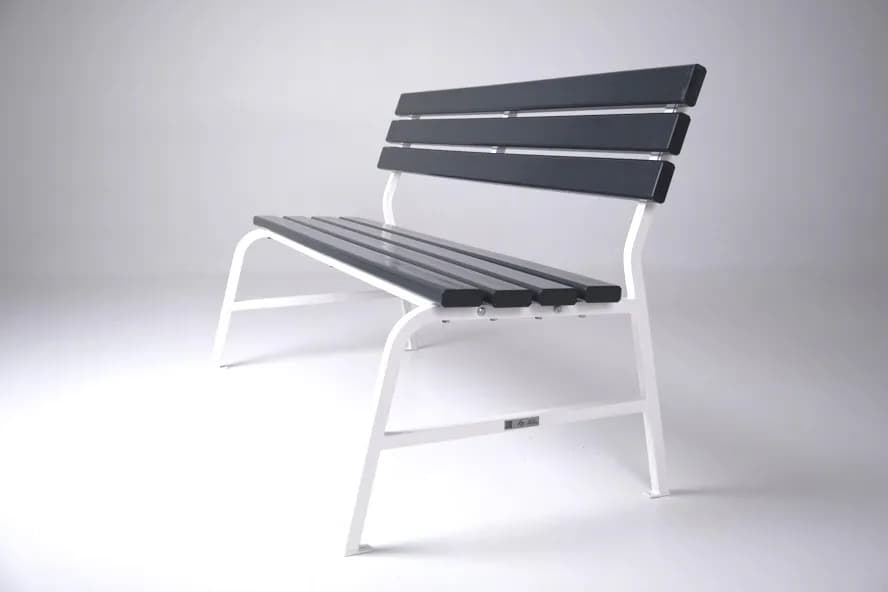 Лавочка 1,5м Classic Comfortable/ Графитово-белый 1,5м - 332674985