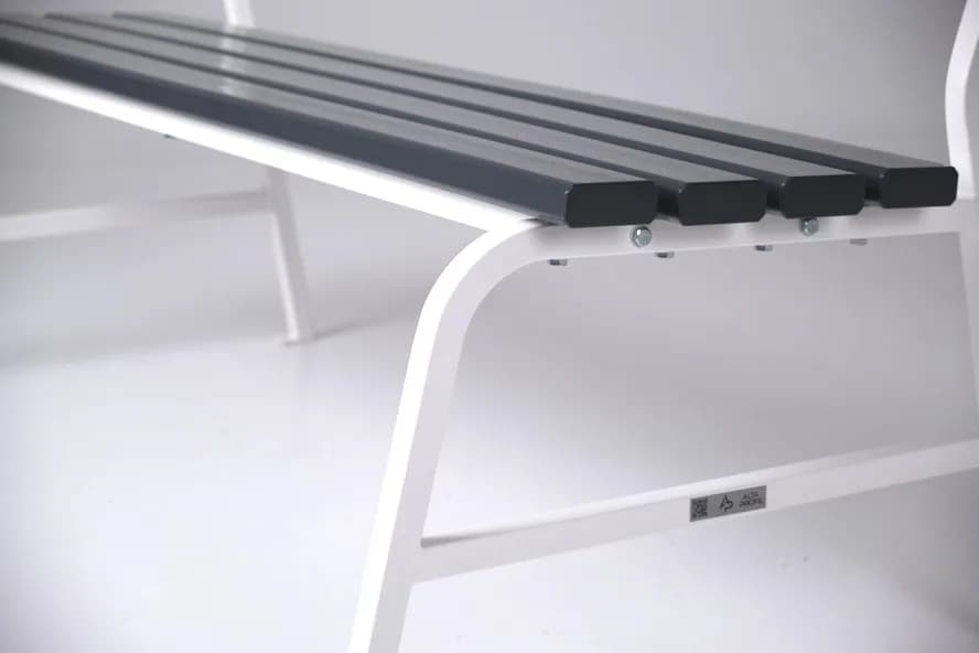 Лавочка 1,5м Classic Comfortable/ Графитово-белый 1,5м - 332674985