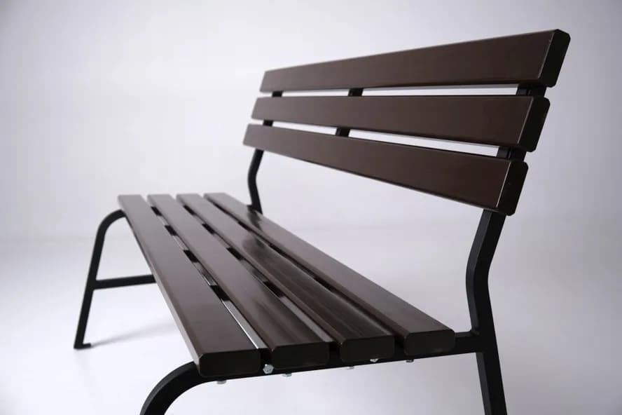 Лавочка 1,5 м Classic Comfortable/ коричнево-черный - 416238720