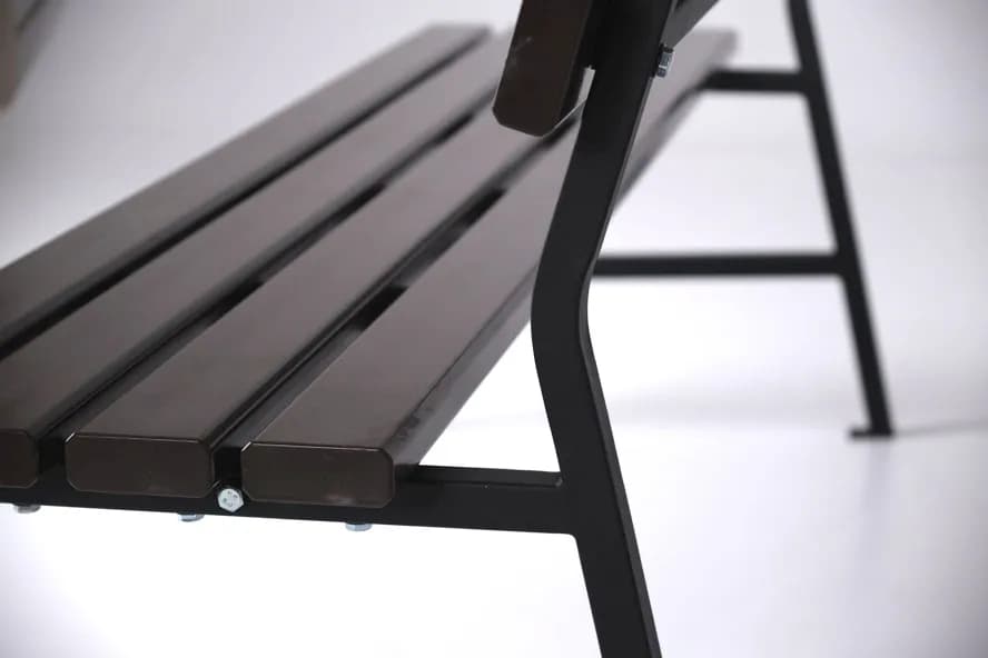 Лавочка 1,5 м Classic Comfortable/ коричнево-черный - 416238720