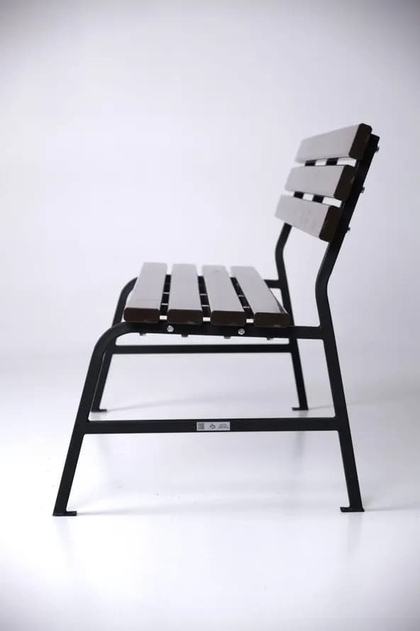 Лавочка 1,5 м Classic Comfortable/ коричнево-черный - 416238720