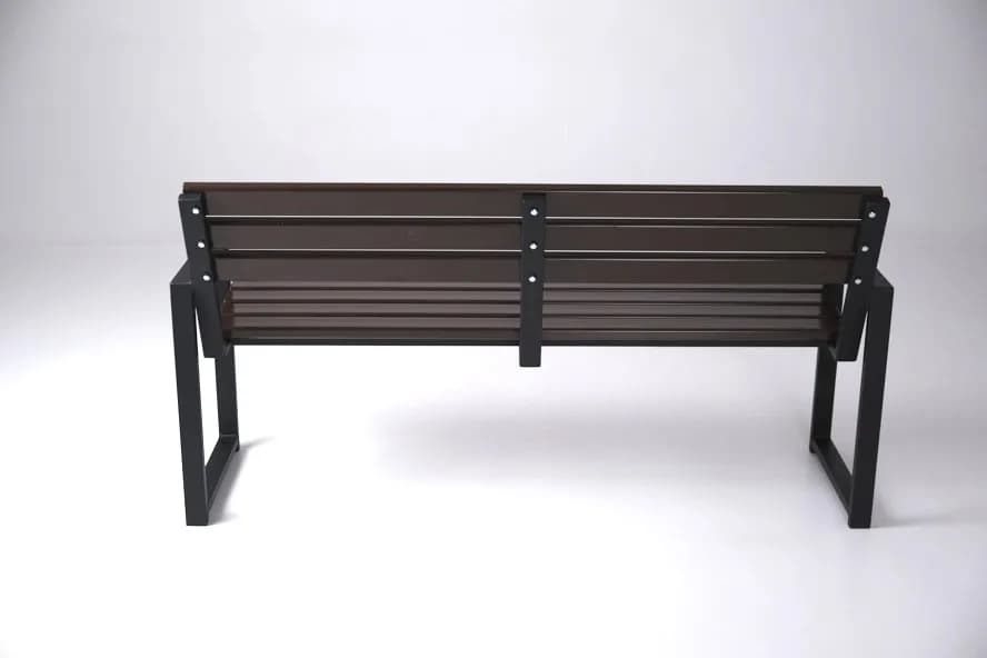 Лавочка 1,5м Modern LUX/коричнево-черный - 406771910