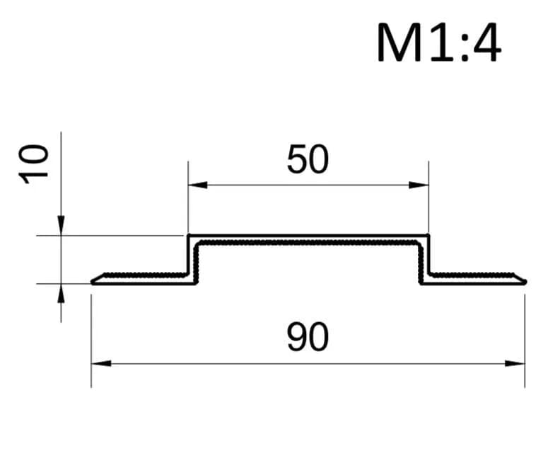 Профіль D 90 мм - 644606640