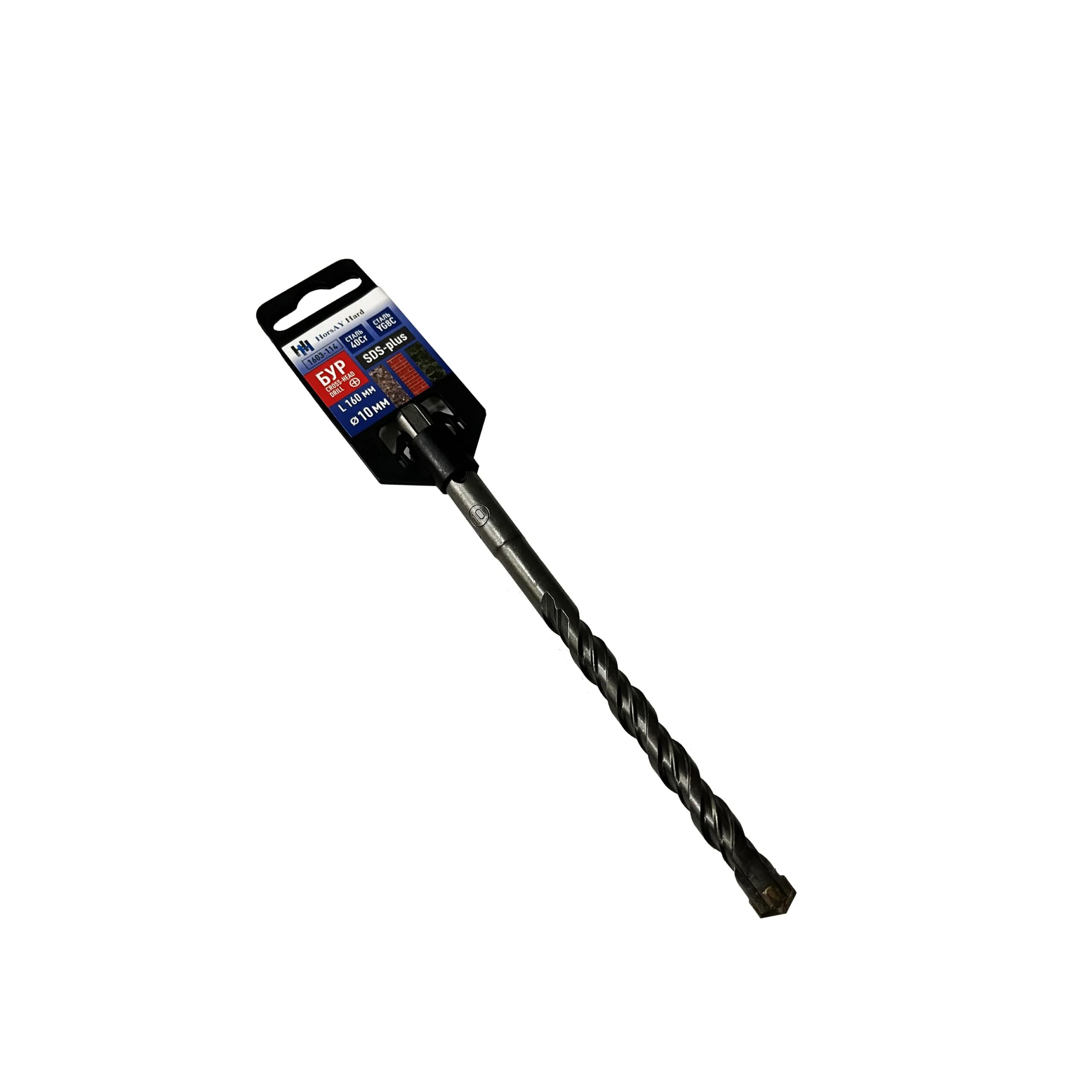 Бур SDS-plus, 4 ріжучі кромки, 10 х 160 мм - 051602523