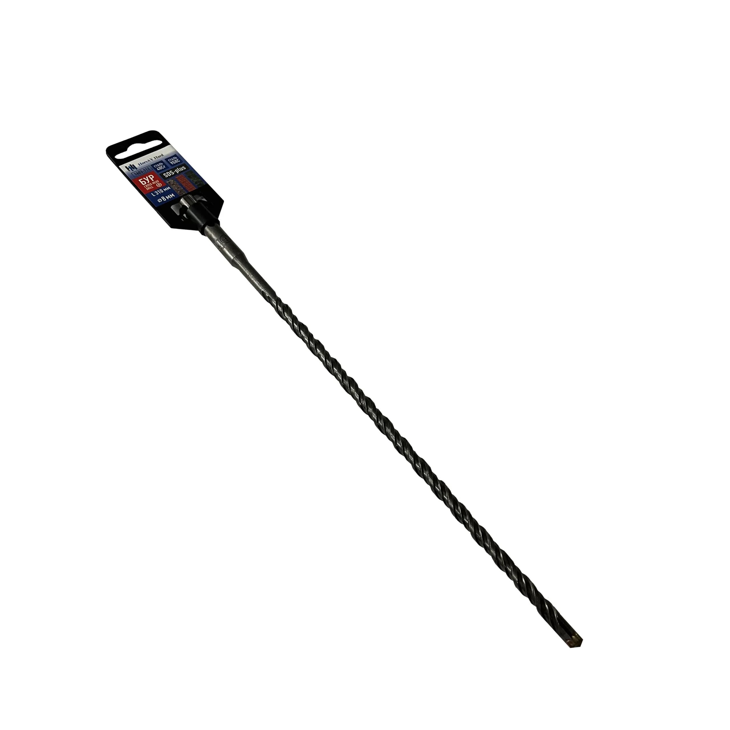 Бур SDS-plus, 4 ріжучі кромки, 8 х 310 мм - 376045249