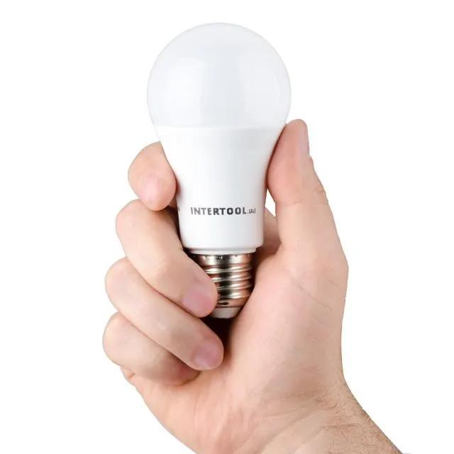 Лампа світлодіодна LED A60, E27, 15 Вт, 150-300 В, 4000 K, 30000 год, гарантія 3 роки - 202073