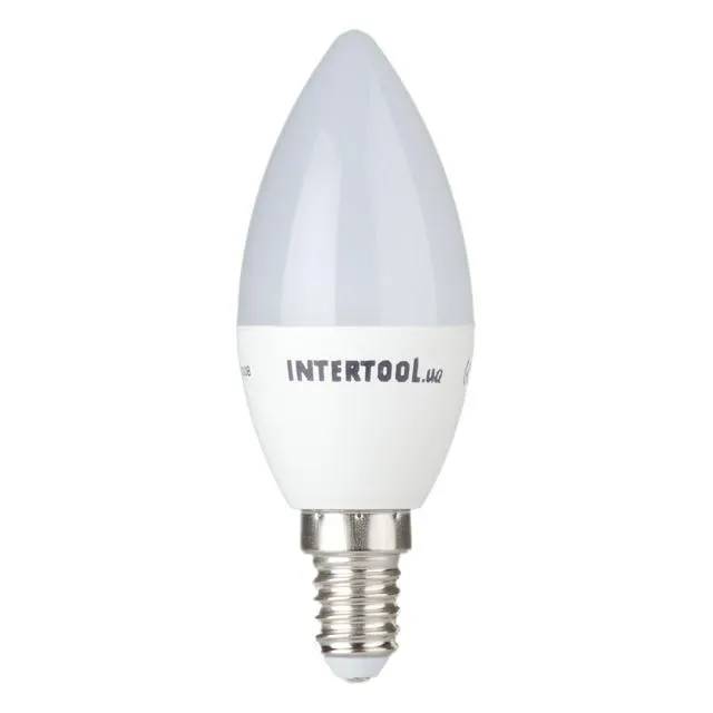 Лампа світлодіодна LED C37, E14, 3 Вт, 150-300 В, 4000 K, 30000 год, гарантія 3 роки (Свічка) - 202074
