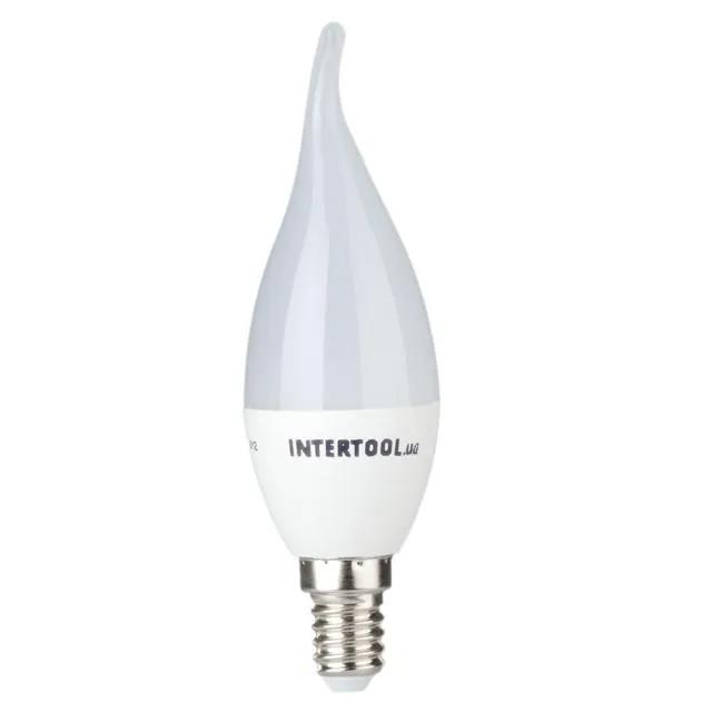 Лампа світлодіодна LED CA37, E14, 3 Вт, 150-300 В, 4000 K, 30000 год, гарантія 3 роки (Свічка на вітрі) - 202077