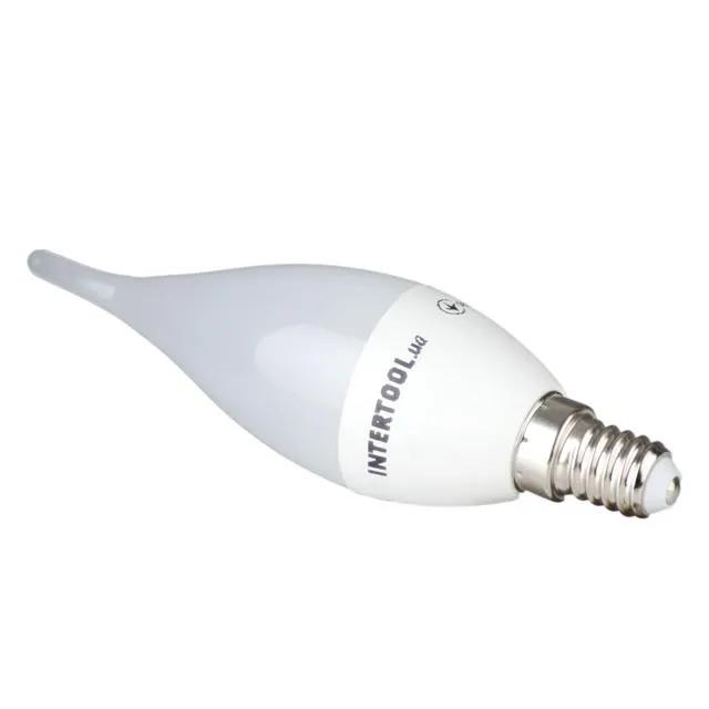 Лампа світлодіодна LED CA37, E14, 3 Вт, 150-300 В, 4000 K, 30000 год, гарантія 3 роки (Свічка на вітрі) - 202079