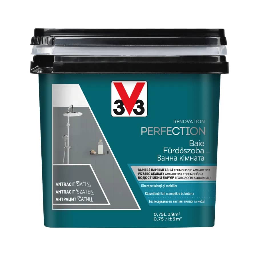 Фарба для відновлення ванної кімнати Renovation Perfection V33 Антрацит 0,75 л - 202144