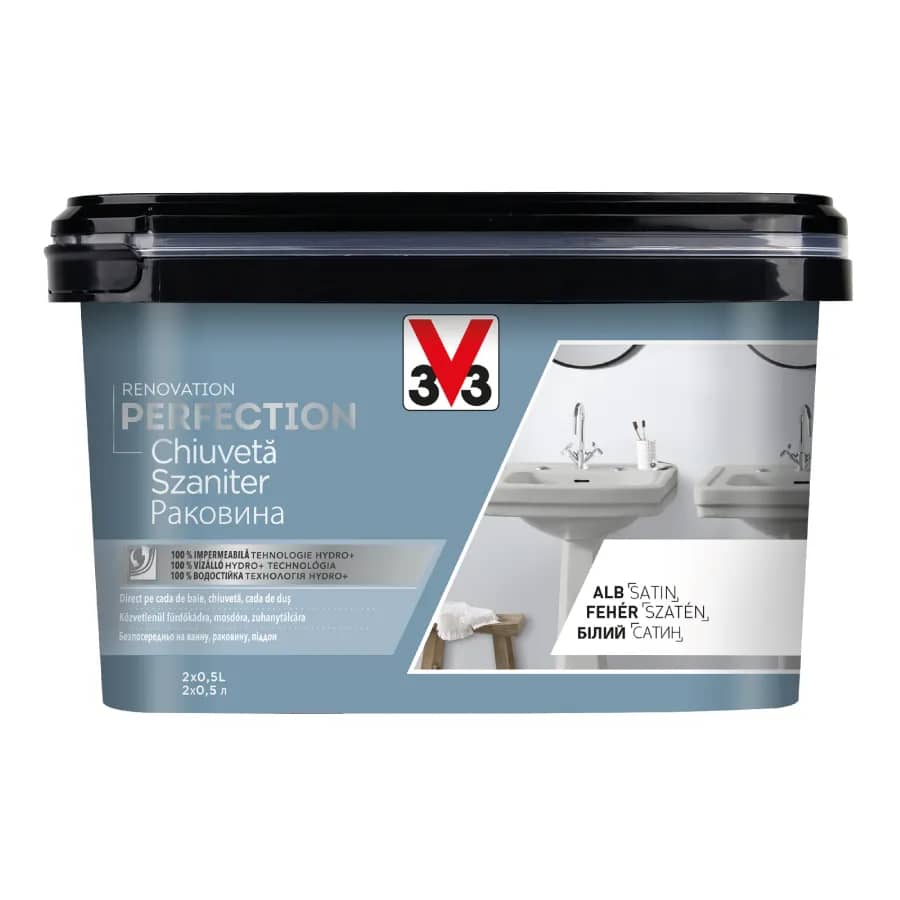 Фарба для відновлення сантехнічного обладнання Renovation Perfection V33 Білий 1 л. - 202182