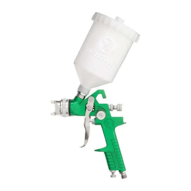 Фарбопульт пневматичний HVLP, форсунка: 1,7 мм, верхній пластиковий бачок: 600 мл, 3 бар - 124490012