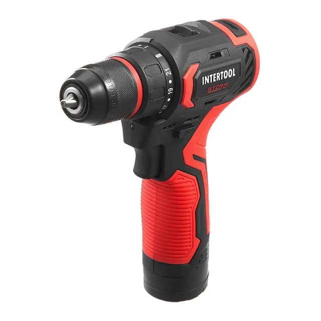 Шуруповерт акумуляторний Intertool 12В 2Аг 2 шт (948981433) - 204289