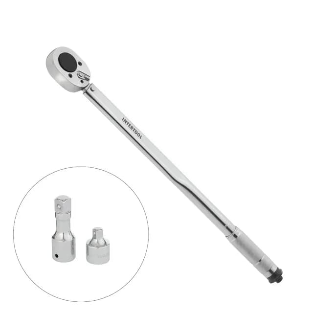 Ключ динамометрический 3/4"", 70-420 Нм, переходник 3/4""×1/2'', удлинитель 100 мм 3/4"", STORM - 500279769