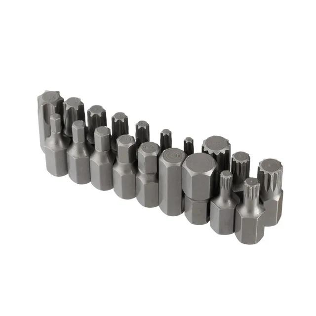 Набор звезд и шестигранников STORM, Cr-V, 40 ед. (TORX, HEX, SPLINE) - 949010323
