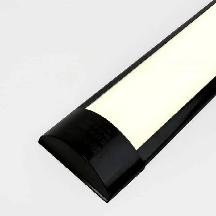 Світильник лінійний т8 led 600мм 18W 1800 Лм 5000К IP20 LED STORY чорний - 208200