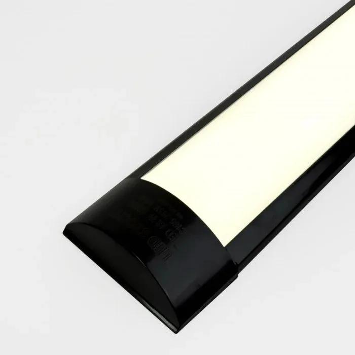 Світильник лінійний т8 led 600мм 18W 1800 Лм 5000К IP20 LED STORY чорний - 208200