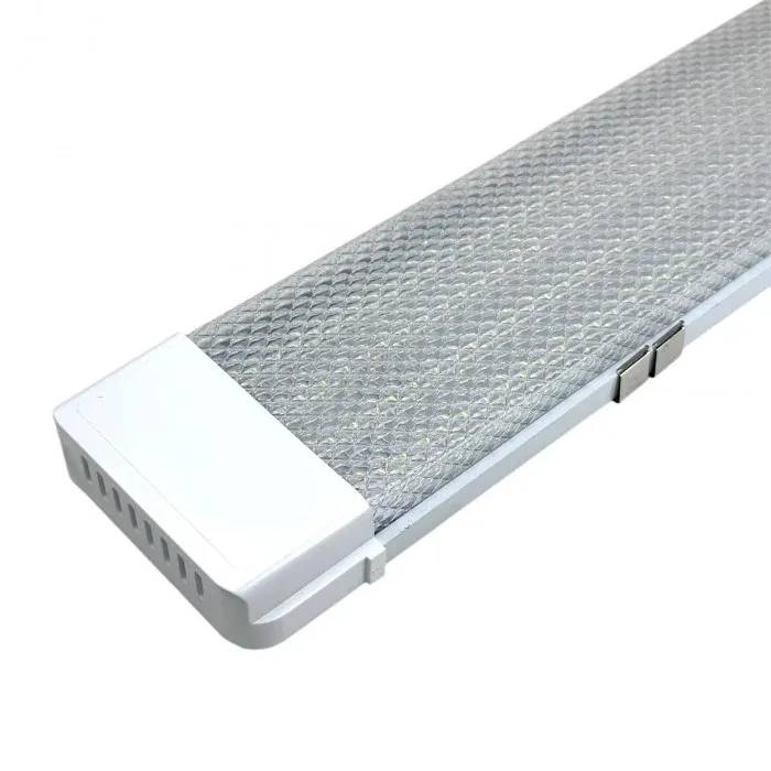 Світлодіодний світильник лінійний промисловий 100W 9000Лм 6500K 120см холодне світло - 208224