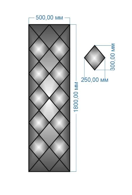 Дзеркальне панно YUF_GLASS 1800х500 мм - 208256