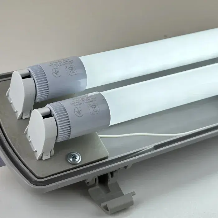 ЛПП 2х36W IP65 вологозахищений світильник з лампами Led Story 2х1800Lm Т8 G13 1,2м 6500K - 208326