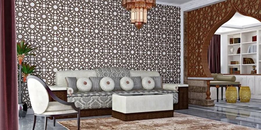 Гипсовая 3д панель Арабика - 832864283
