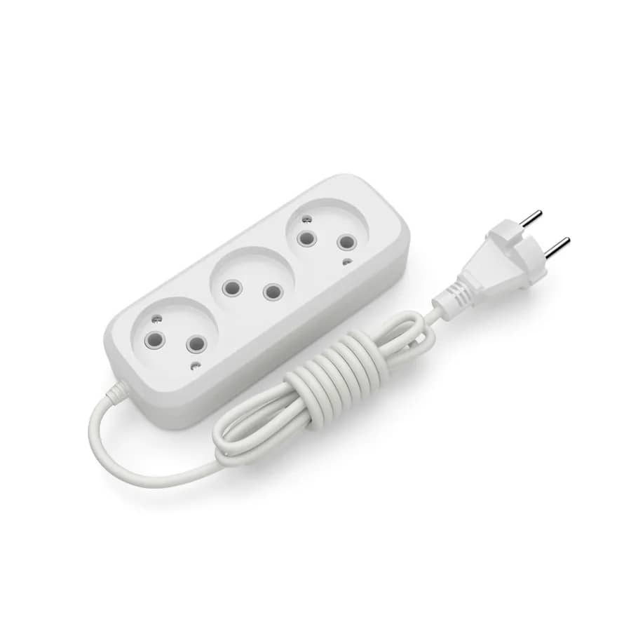 Сетевой удлинитель блочный Electrum 3 розетки 3м (C-ES-1786) - 209708