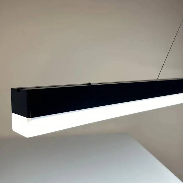 Led світильники лінійні підвісні 24Вт 6500К IP20 2400Lm 1130mm алюміній - 209830
