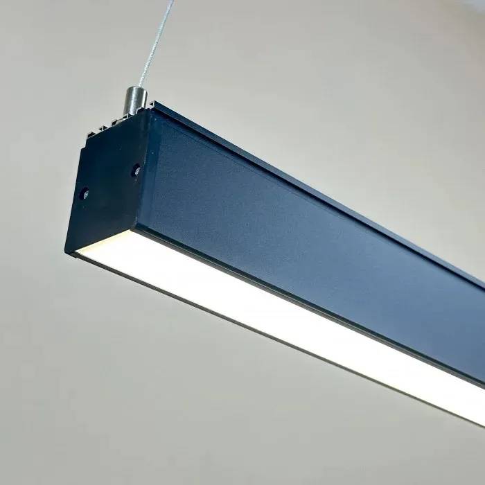 Лінійні світильники підвісні 40W 5000К 1200мм чорний Led-Story Profi - 209848