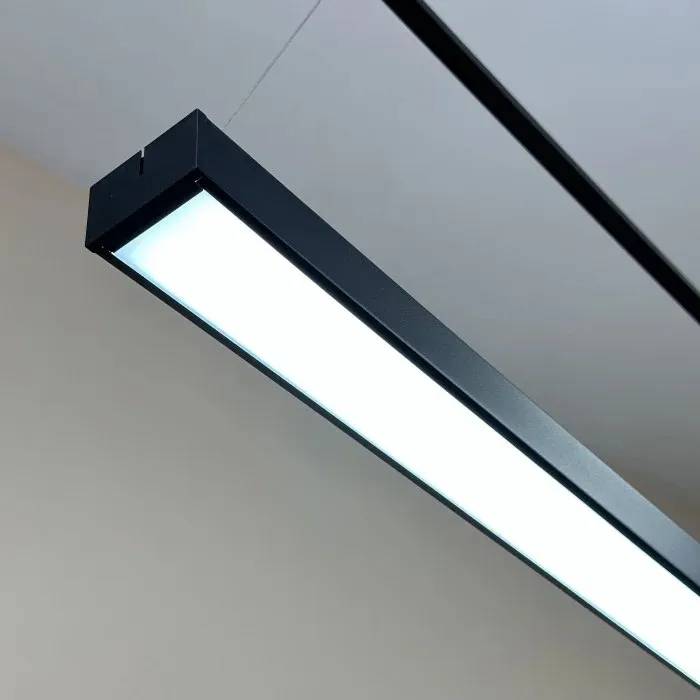 Светильники LED подвесные 36W 2880Lm 6000К 120см в черном корпусе Led Story LIGHT - 209854
