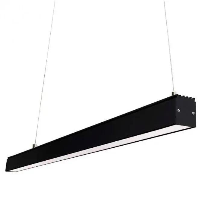 Лінійний підвісний світильник 80W 4000К 2400мм чорний Led-Story PROFI - 209888