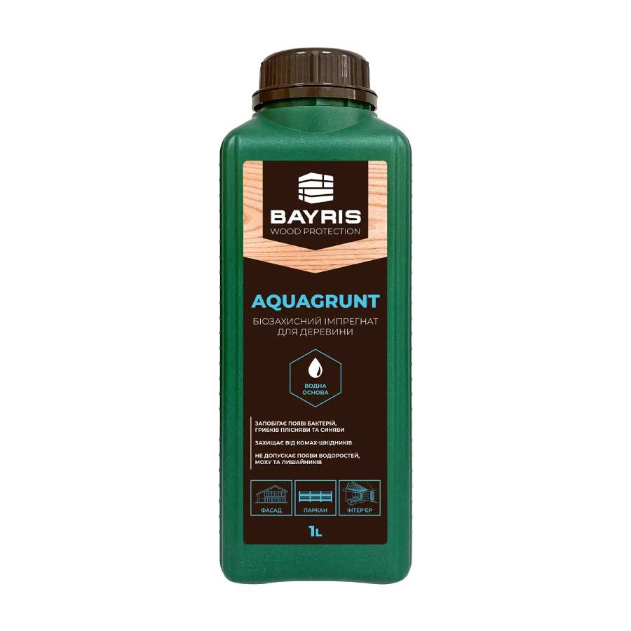 AQUAGRUNT — ІМПРЕГНАТ БІОЗАХИСНИЙ ДЛЯ ДЕРЕВИНИ BAYRIS 1 л. - 209956