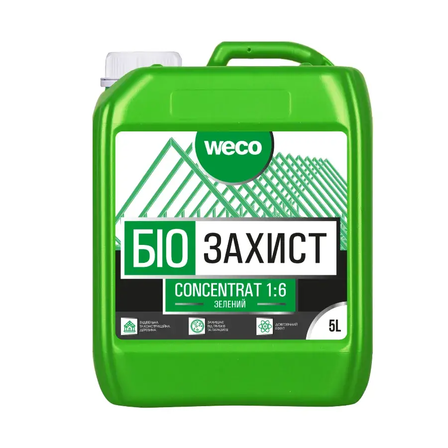 Ґрунтовка “Біо Захист. Concentrat 1:6” (Зелена) WECO 5 л. - 209970