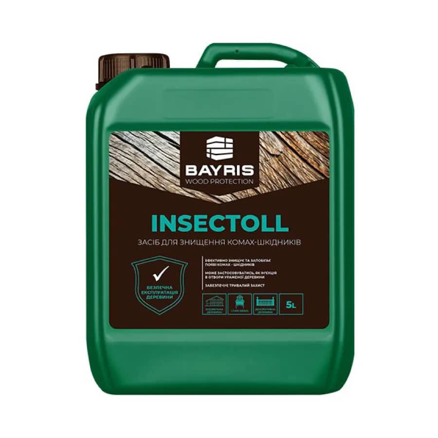 INSECTOLL. Засіб для знищення комах-шкідників Bayris Безбарвний 5 л. - 209980