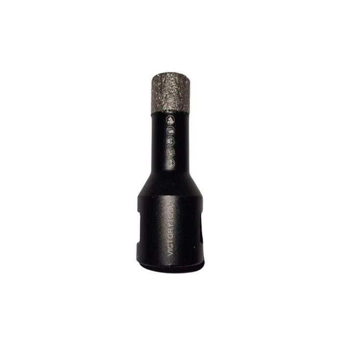Алмазна коронка по кераміці VICTORYTOOL вушм, М14, 12 мм (1412) - 210275