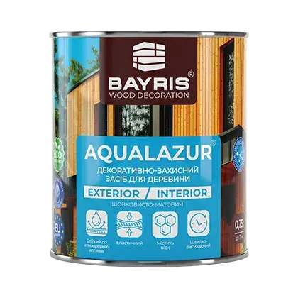 Лазур для деревини Aqualazur BAYRIS 10 л - 210305
