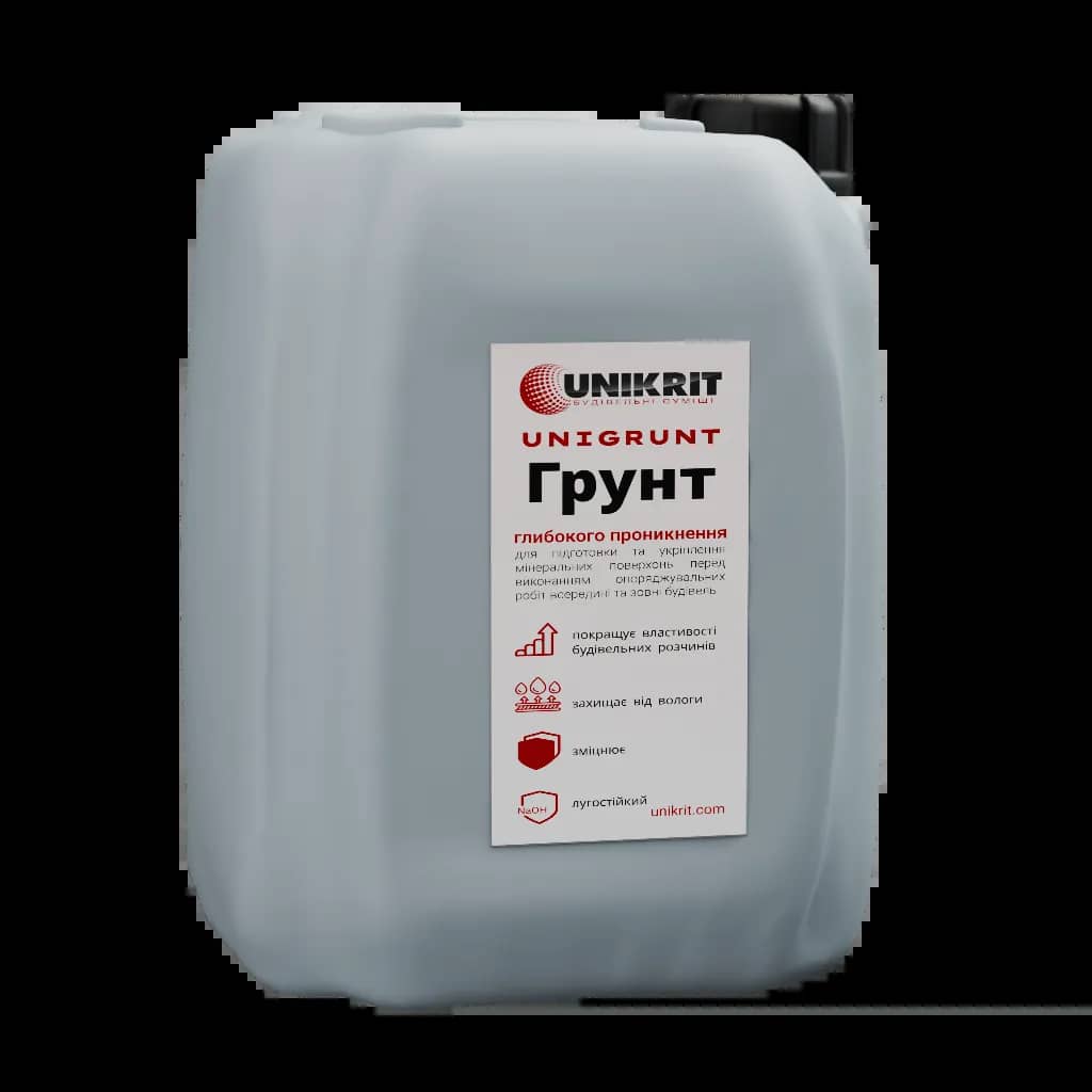 Грунт глибокопроникна UNIKRIT UNIGRUNT білий 5л (008477355) - 210468