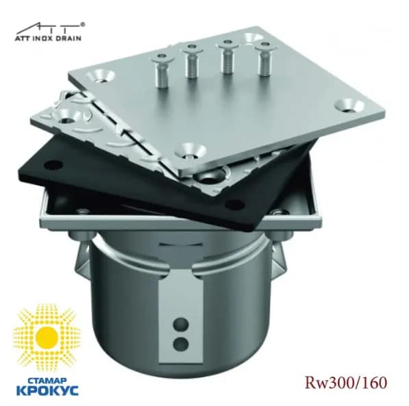Ревизия/Прочистка Rw300 с вертикальным выпуском DN160 - 243425063