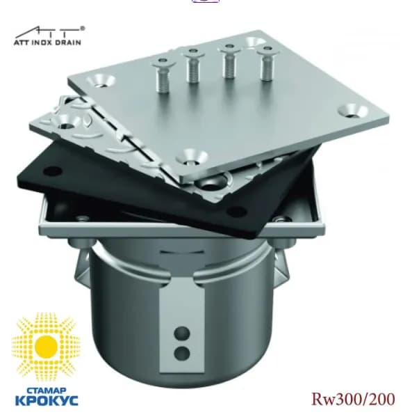 Ревизия/Прочистка Rw300 с вертикальным выпуском DN200 - 089635115