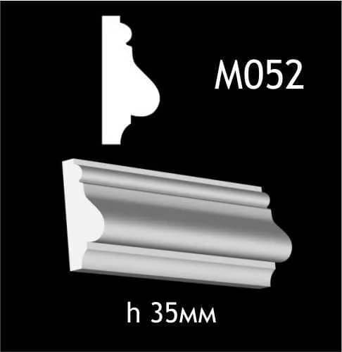 Гипсовый молдинг M052 - 210675
