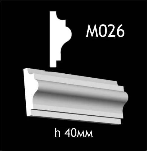 Гипсовый молдинг M026 - 210696