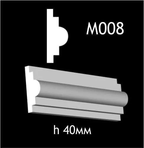 Гипсовый молдинг M008 - 210707