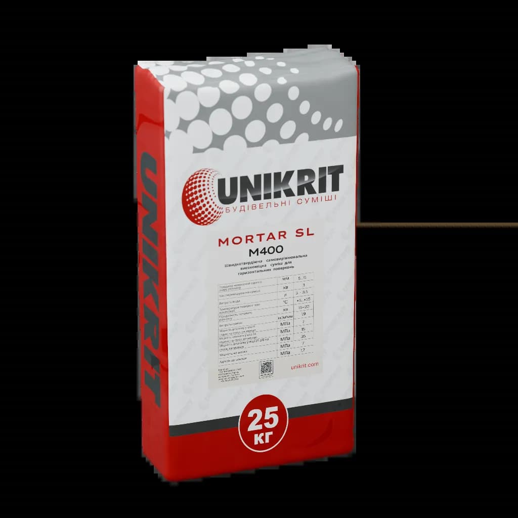 НЕГОРЮЧАЯ Самовыравнивающая высокопрочная смесь для полов UNIKRIT MORTAR SL - 486751281