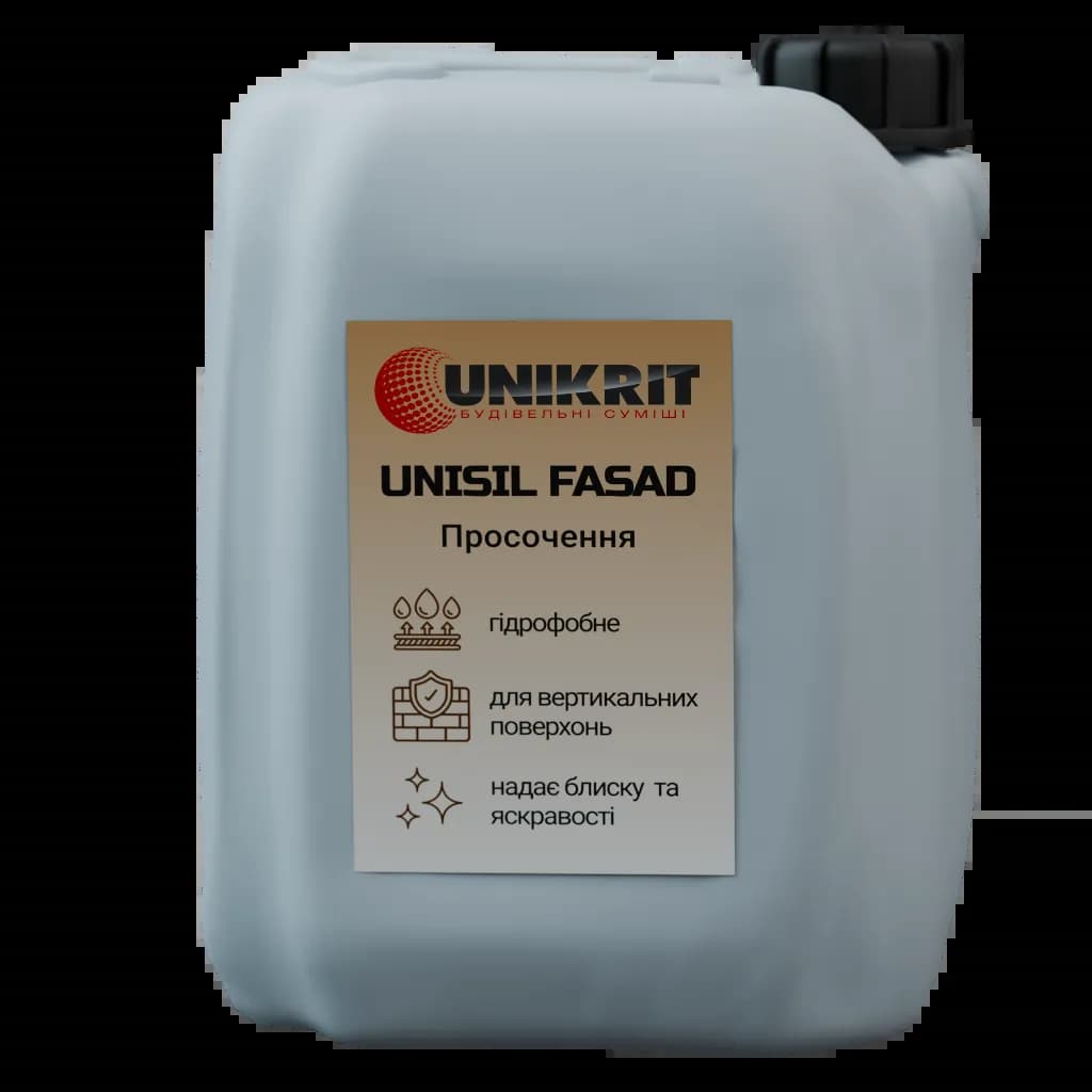 Пропитка-укрепитель UNIKRIT UNISIL fasad 5л - 489986639