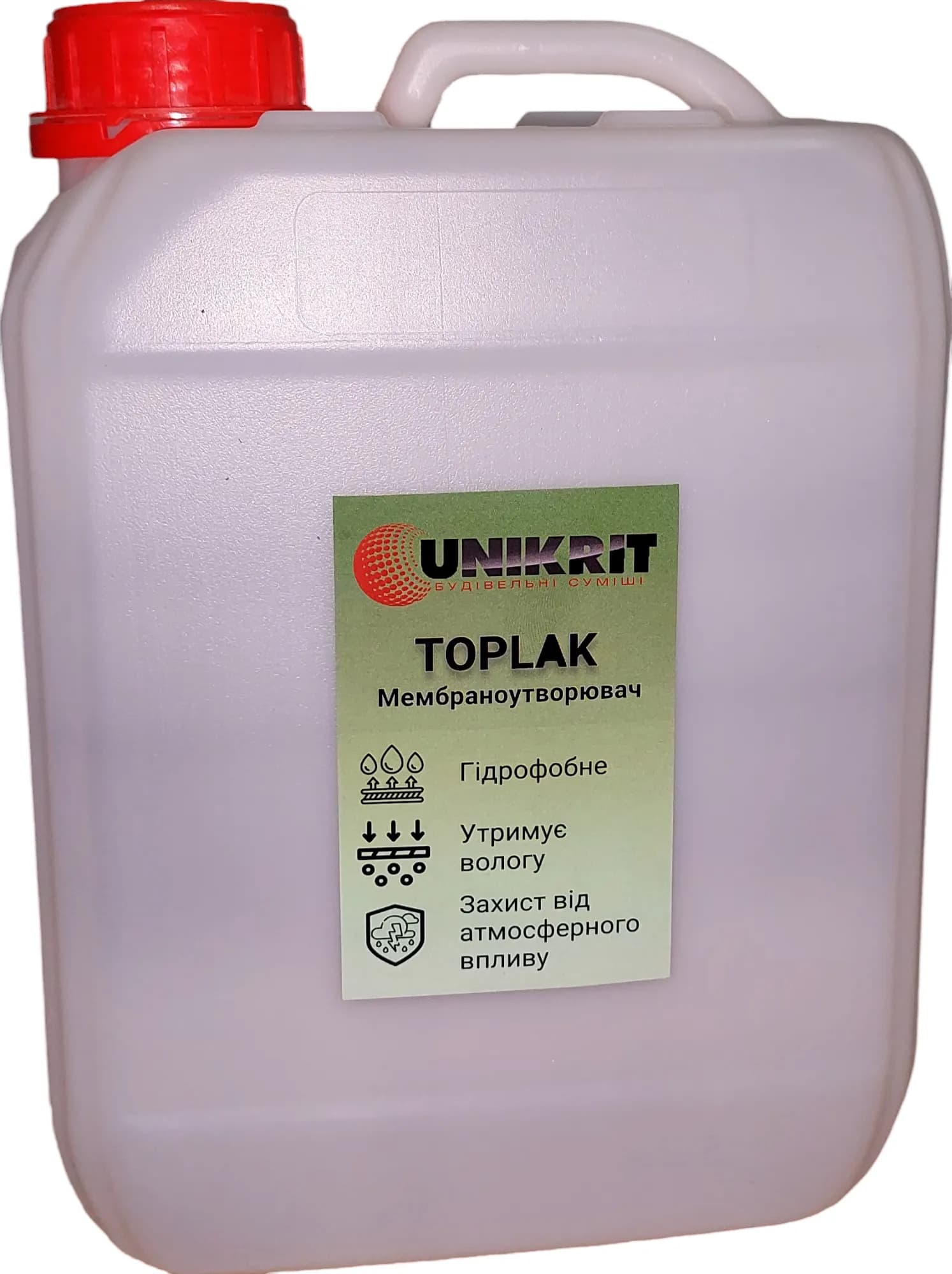 Лак для топінгового покриття підлог UNIKRIT TOPLAK 10л - 667411803