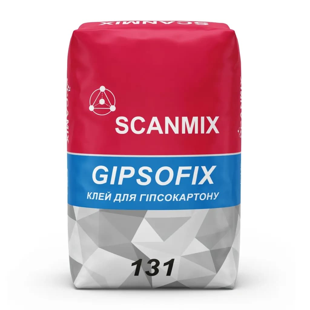 Клей для гипсокартона 131 SCANMIX GIPSOFIX (15 кг) - 992435133